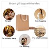 Brown Gift Bags, YACEYACE 10Pcs 8"x4.25"x10" Medium Size Kraft Paper
