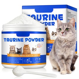 Taurine Powder for Cats, Cat Supplement for Heart, Vision, and Immune Support, Suitable for All Breeds & Ages, 200g