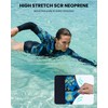 Owntop Women Wetsuit Top, 2mm Thermal High Stretch Neoprene