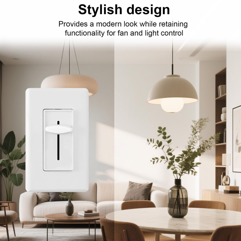 6pcs Dimmer Replacement Knobs, Simple Design Non-Universal Dimmer Light Lamp