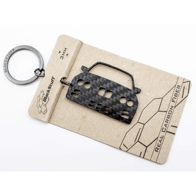 BlackStuff Carbon Fibre Keyring Compatible with M3 E30 BS-146