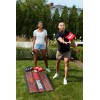 ESPN 2’x4’ Cornhole Board Set Includes Cornhole Bags and Travel