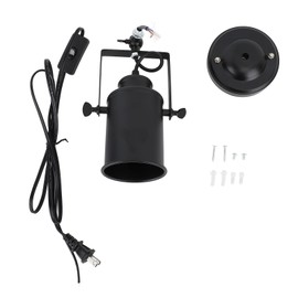 Wall Sconce Plug in Lamp Indoor Bedroom Bedside American Retro Wrought Iron Light for Corridor Aisle Balcony Stairs