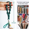 Macrame Keychain Kit for Adults Beginner Boho Macrame Keychian Kits