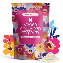 Sonnesee Vegan Collagen Complex, 450 g, with Vitamin C, Zinc & Biotin, 30 Servings