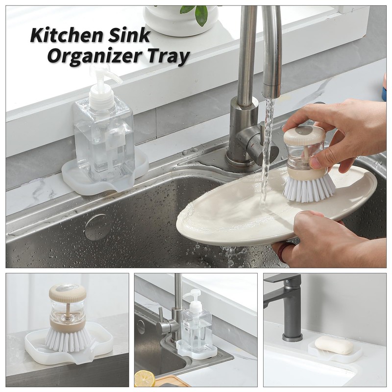 MicoYang Silicone Bathroom Soap Dishes with Drain Spout-Bathroom and Kitchen