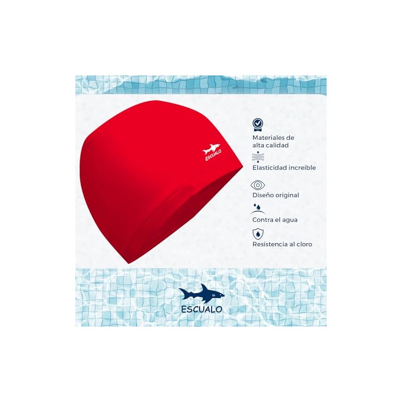 escualo Gorra para Natacion Unisex Adulto Modelo Lycra (Lycra) Unitalla,