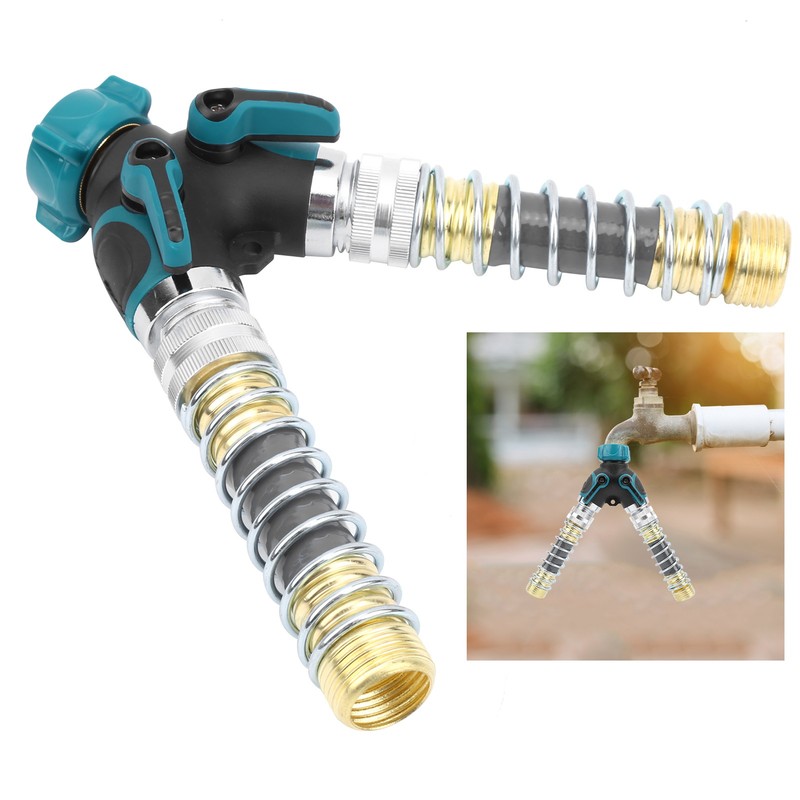 2 Way Y Hose Connector for Garden Water Pipe Splitter