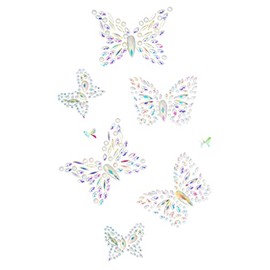 Leg Avenue Women's Adhesive Body Jewels Pasties Stickers, Aurelia, One Size