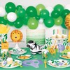 Unique Party Paper Plates - 18cm - Animal Safari Party