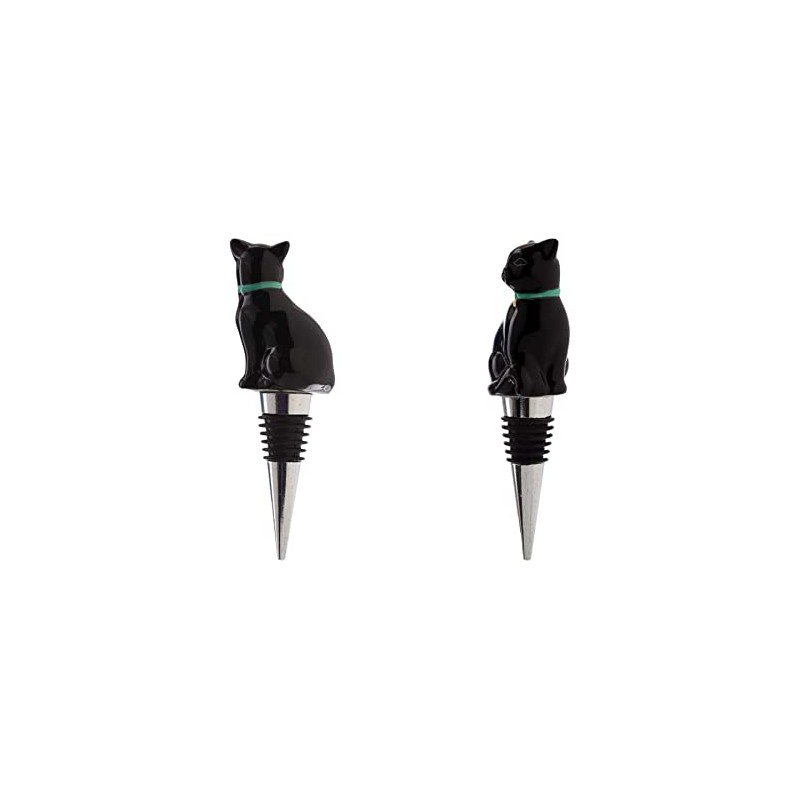 mtb more energy Decorative Bottle Stopper "Black Cat" - Black
