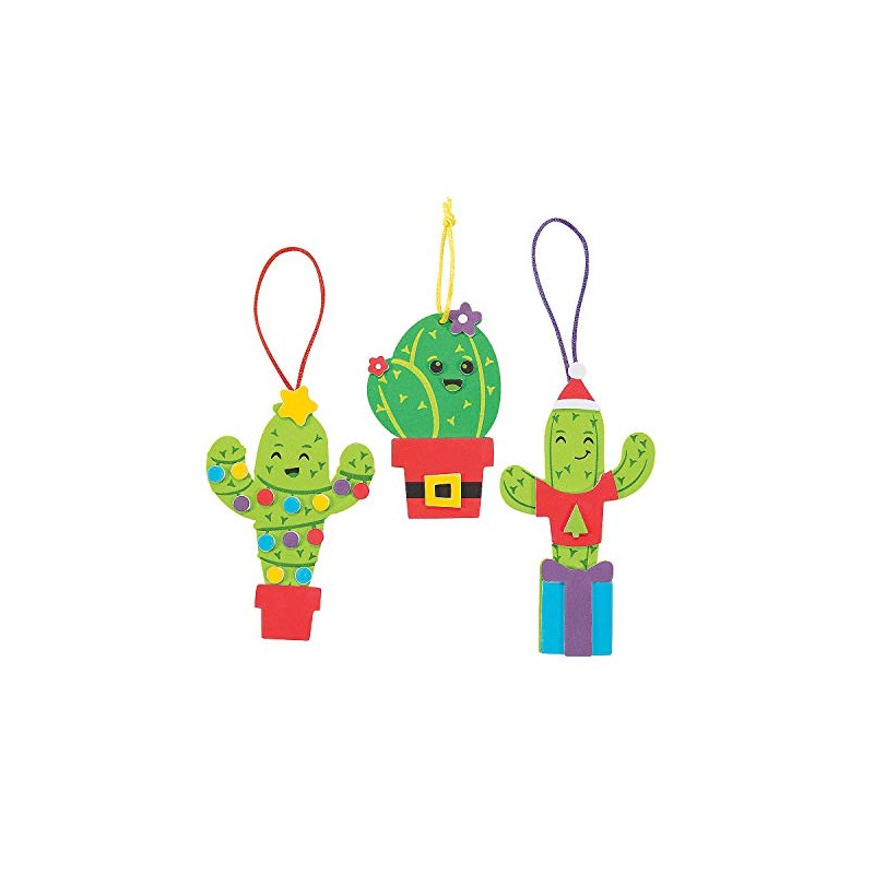 Fun Express Christmas Cactus Ornament Craft Kit