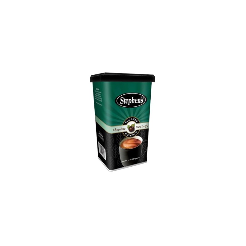 Stephen's Gourmet Hot Cocoa, Mint Truffle, 14 OZ (Pack of