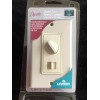 Leviton 6620-I Ivory Quiet Combination Fan Control & Dimmer