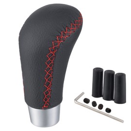 Padaodao Leather Gear Knob Lever Stick Shifter Shift Grip Head for Most Manual Automatic Truck SUV Vehicle Cars