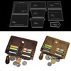 RIVEENY Card Holder Acrylic Template Bag Leather Pattern Acrylic Leather