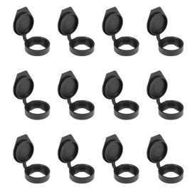 Recogwood 12Pcs 22mm Door Lock Dust Cover Plastic Waterproof Caps Square Hole Cam Lock Dust Cover Caps