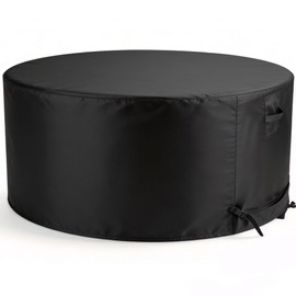 Patio Round Furniture Cover for Outdoor Bar Table Set 84" Dia x 44" H, All Weather Protection