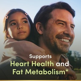 Nature's Bounty L-Carnitina, apoya la salud del corazón y el metabolismo de las grasas, suplemento de aminoácidos, 500 mg, 30 tabletas