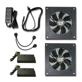Cabcool 1201-2 Two-Single 120mm Kits with Thermal Control