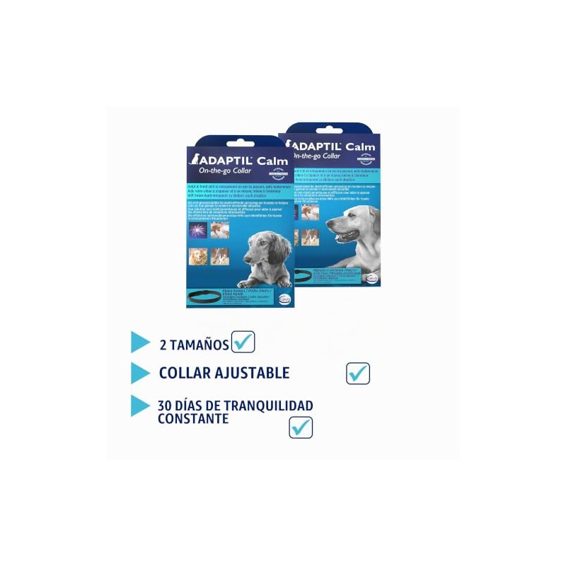 Adaptil - Adjustable Collar, Calming and Comfort, M-L Dog
