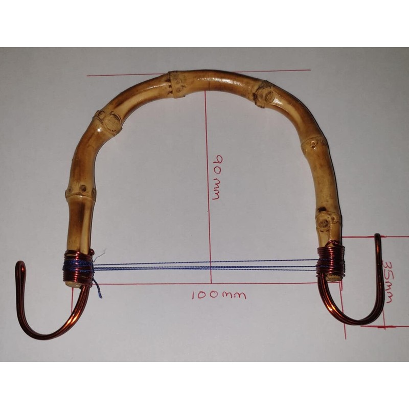 Bamboo Handles x 2-10cm - Replacement Handle for Chinese Teapot