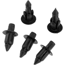 TAORAYO 100pcs 6mm Hole Diameter Clips Automotive Rivet Fastener Mud Flap Bumper Fender Clip Plastic Rivet Trim Clip Retaining Clip Fit For Suzuki Yamaha