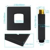 Enga Brass 3 Inches Square Shower Arm with Flange, Ceiling