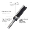 SICWOOD 9pcs Pattern Flush Trim Router Bit 1/4 Shank, Carbide