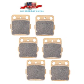 H&H bros For Yamaha Raptor 350 Front and Rear Brake Pads YFM350R 2004 2005 2006 2007-2013