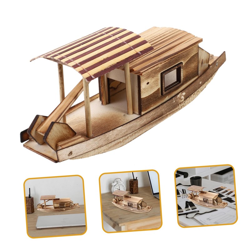 CIYODO Boat Model Decor Stylish Office Boat Decoration for Home