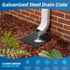 Outdoor Galvanized Steel Drain Grate,20x20in Heavy Duty Drain Cover,B125 Class
