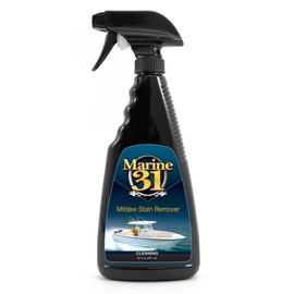 Marine 31 Mildew Stain Remover & Cleaner | Multi-Surface Cleaner for Boats, Marine, Bathroom & Patio | Removes Mildew & Stains | Powerful Formula | M31-370-20OZ | 20oz