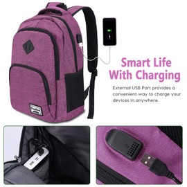 YAMTION 15.6/17.3 inch laptop backpack for men and women, waterproof.