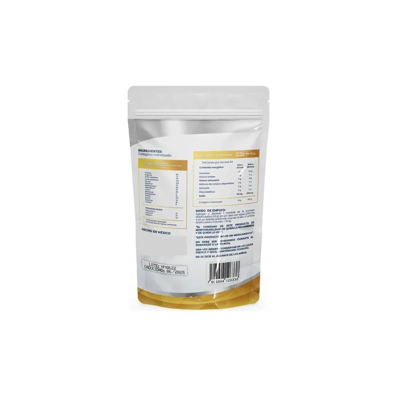 Colageno Hidrolizado Puro 500gr 100 Puro