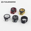 Fouriers CNC Alloy Seatpost Clamp Fixed 31.8mm/34.9mm Waterproof Superlight(31.8 black)