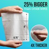 Extra Large Bath Wipes for Adults No Rinse - 80