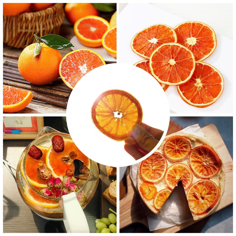 KachiKachi 1-Pack Dried Blood Orange Slices - 200g/7oz | No