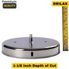 Drilax 7.5 Inch Diamond Hole Saw | Solid Steel Core