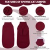 Hjyokuso Cat Clothes - Sphynx and Cornish Rex Jumper, Sweater,
