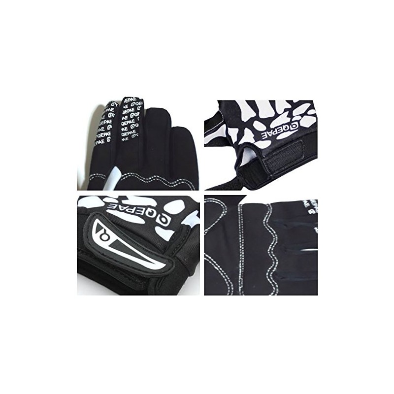 TKS TKS-QEP01-M Skeleton Gloves, Windproof, Cold Protection, For Motorcycles, Bicycles,