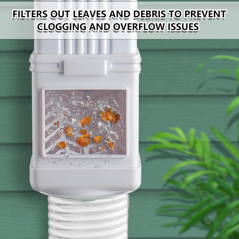 MARKBIT Downspout Filter, Downspout Leaf Filter, Gutter Downspout Guard, Downspout
