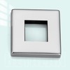 Heyalan Hand-held Shower Holder Flange Plate Polish Chrome Modern Shower