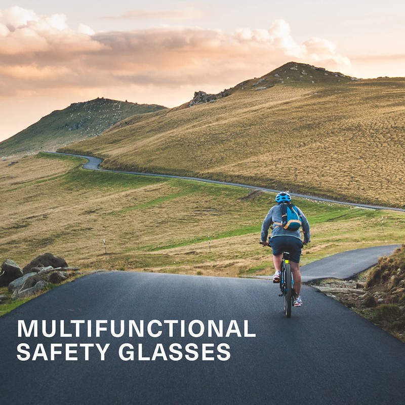 RILEY Cypher Eye Protection Safety Glasses for Work – Lightweight