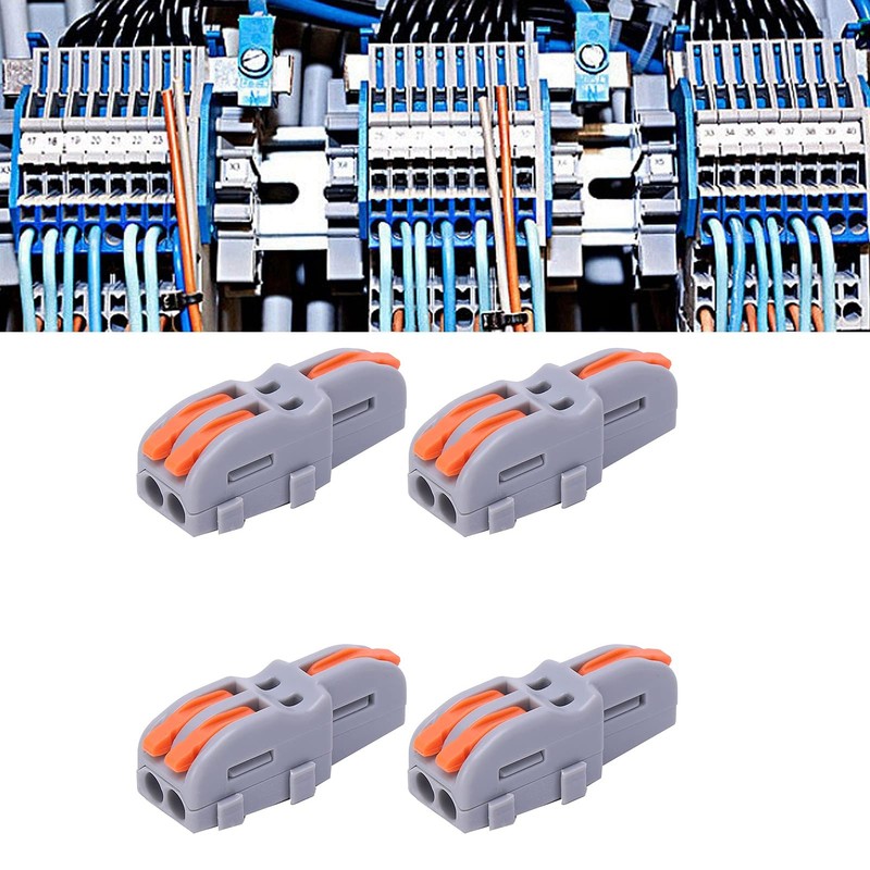 20Pcs 1 to 2 Quick Splitter Wire Terminals, AWG 28-12