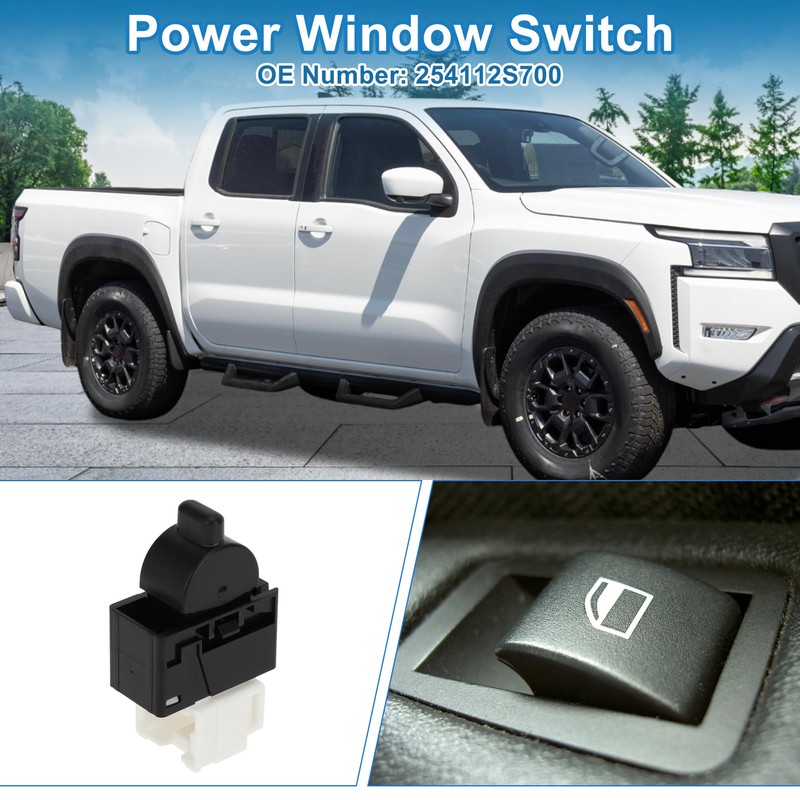 A ABSOPRO Power Window Switch No.254112S700 Rear Passenger Side Window