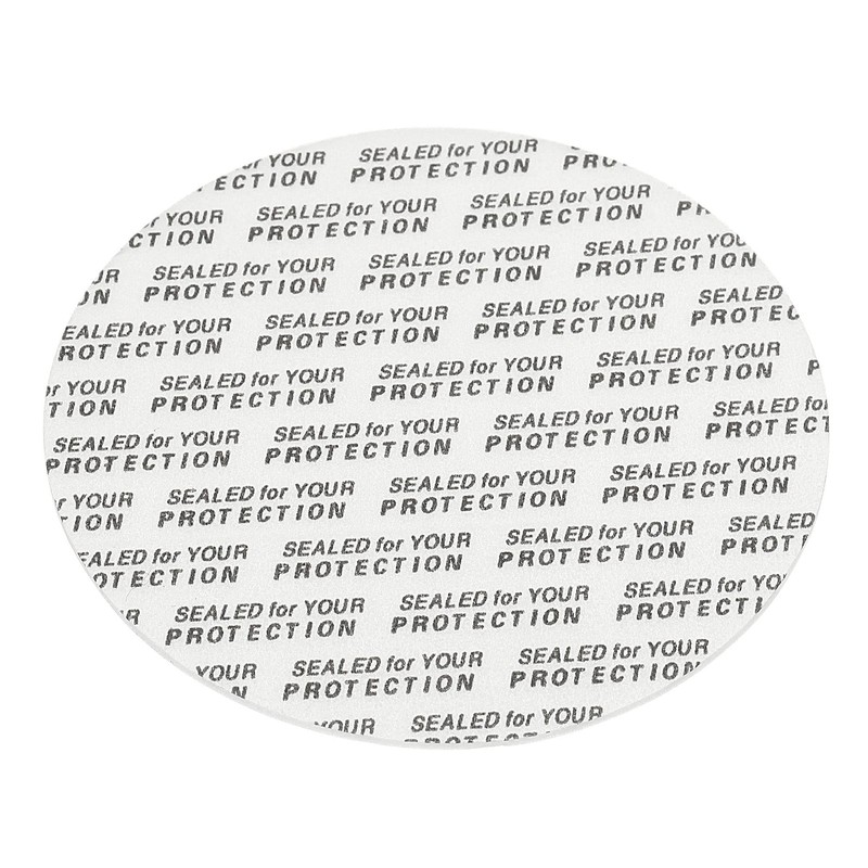 PATIKIL 63mm/2.48" Foam Lid Liner, 50Pack PS Foam Resistant Tamper
