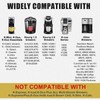 Reusable K Cups, Universal Fit Reusable Coffee Filters with Food