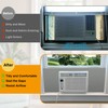 Powrocket Window Air Conditioner Surround Foam Insulation Panels,Window AC Side