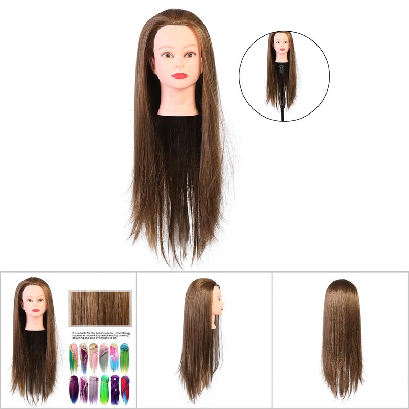 Hair Salon Cosmetology Hairdressing Practice Head Mannequin Dolls Salon Tools